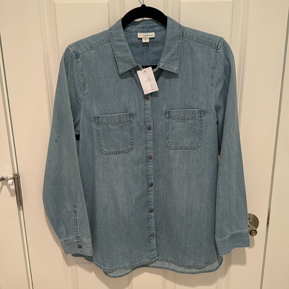 J. Jill Denim Shirt Size S NWT